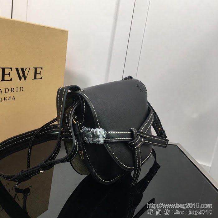 LOEWE羅意威 平紋原版 2018新款 Gate 手袋 蝴蝶結包包 肩背斜挎包 男女同款 小號3039  jdl1173